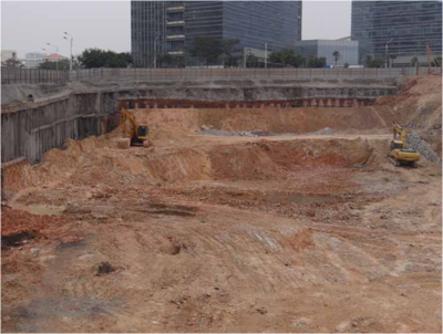 新都香城体育中心 土石方工程