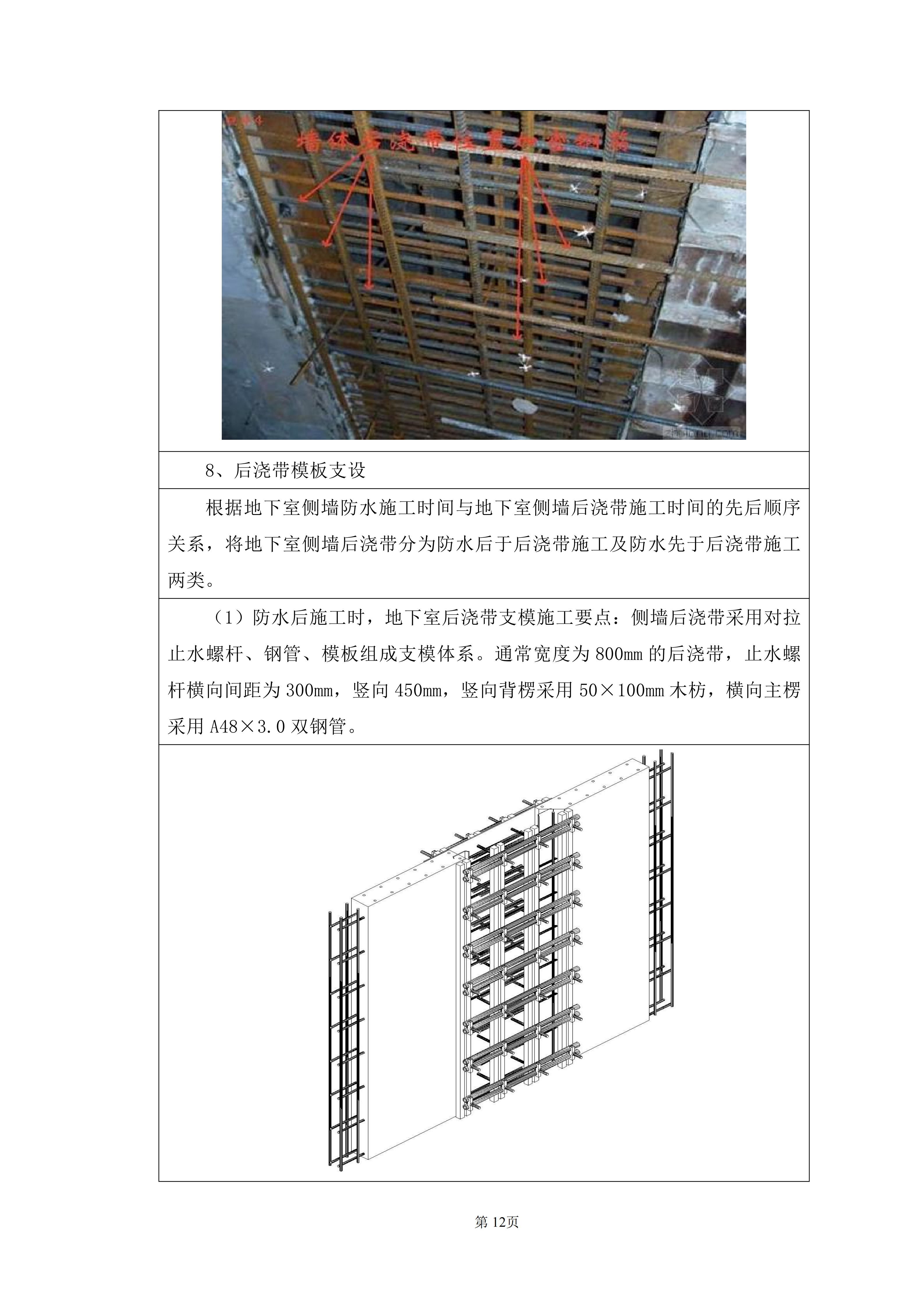 建筑工程后澆帶施工工藝手冊_12.png